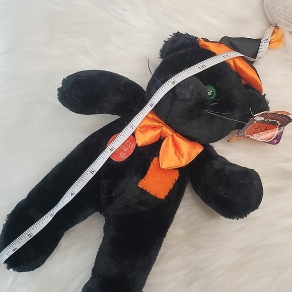 Y2K Fiesta Halloween Meow Witch Black Cat Plush Stuffed Animal Works 10" 🐈‍⬛️ - Picture 9 of 16